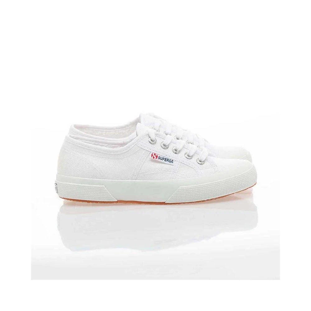 【SUPERGA】2750 帆布鞋 小白鞋 休閒 百搭 低筒 白 焦糖底 SP3N2750W1