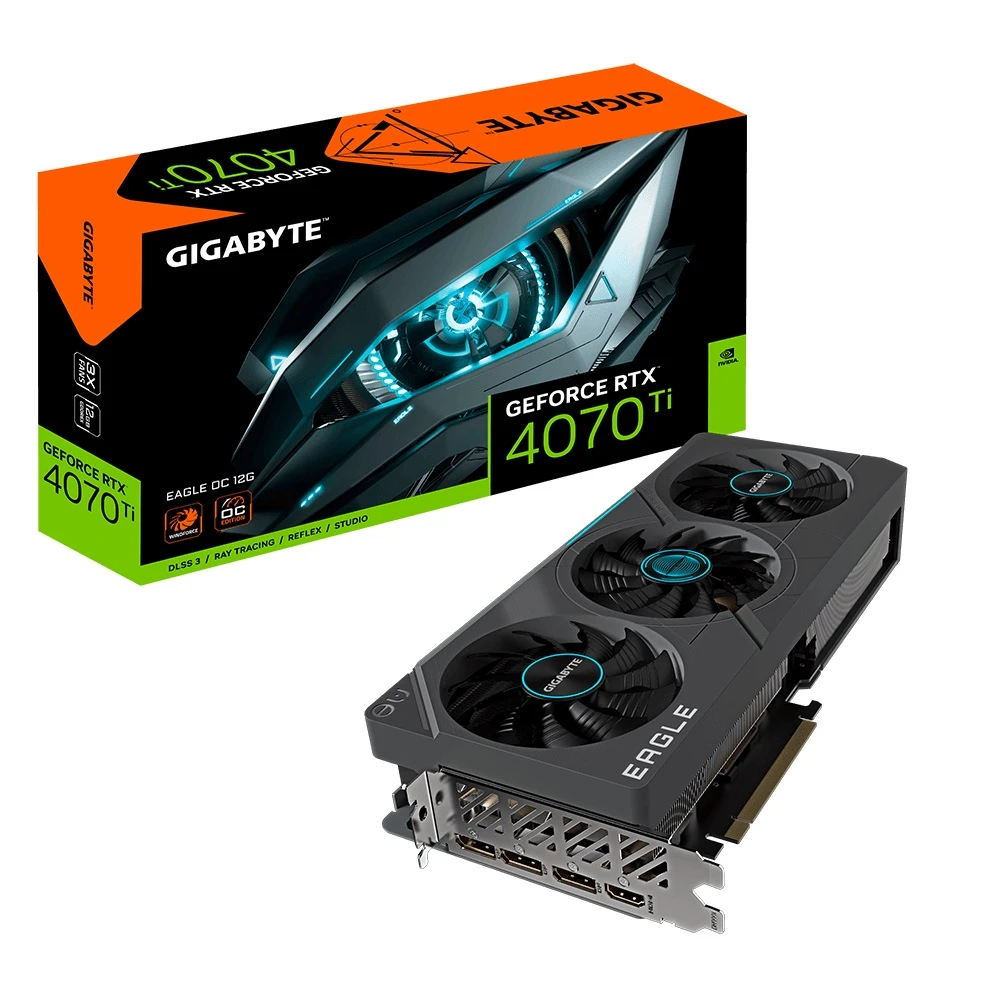 【GIGABYTE 技嘉】RTX4070Ti EAGLE OC 12G /rev2.0/26cm/註五年/三風扇/4070ti(RTX4070TI)