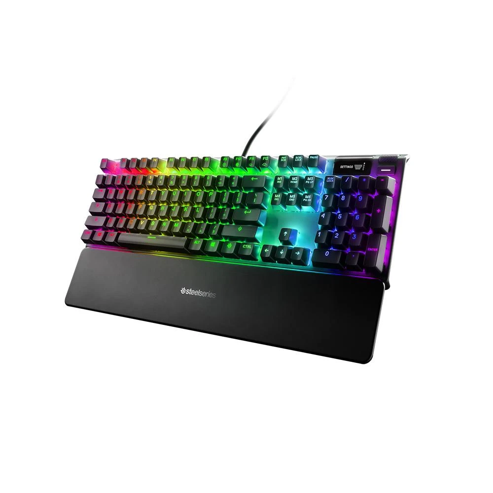 【Steelseries 賽睿】Apex Pro RGB 磁力軸 機械式鍵盤(電競鍵盤 磁性腕托 鋁合金框架 1億次按壓)