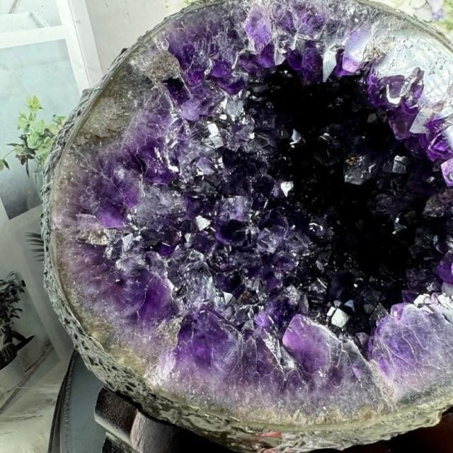 千奇國際精品】招財紫晶洞頂級烏拉圭紫水晶洞ESPa+✨5.38kg 千奇國際精品】招財紫晶洞頂級烏拉圭紫水晶洞ESPa+✨5.38kg
