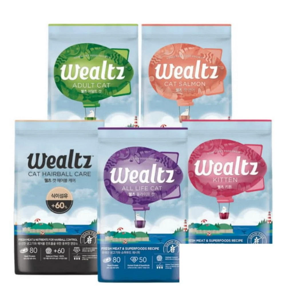 【Wealtz 維爾滋】大促 維爾滋天然無穀寵物貓糧系列300g(幼貓/成貓/全齡貓 低脂 化毛 鮭魚 貓飼料)