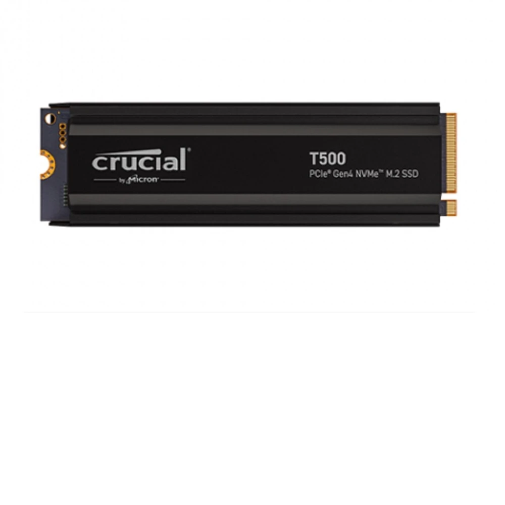 【Crucial 美光】T500 1TB/M.2 PCIe Gen4(讀:7300M/寫:7000M/含散熱片/五年保)