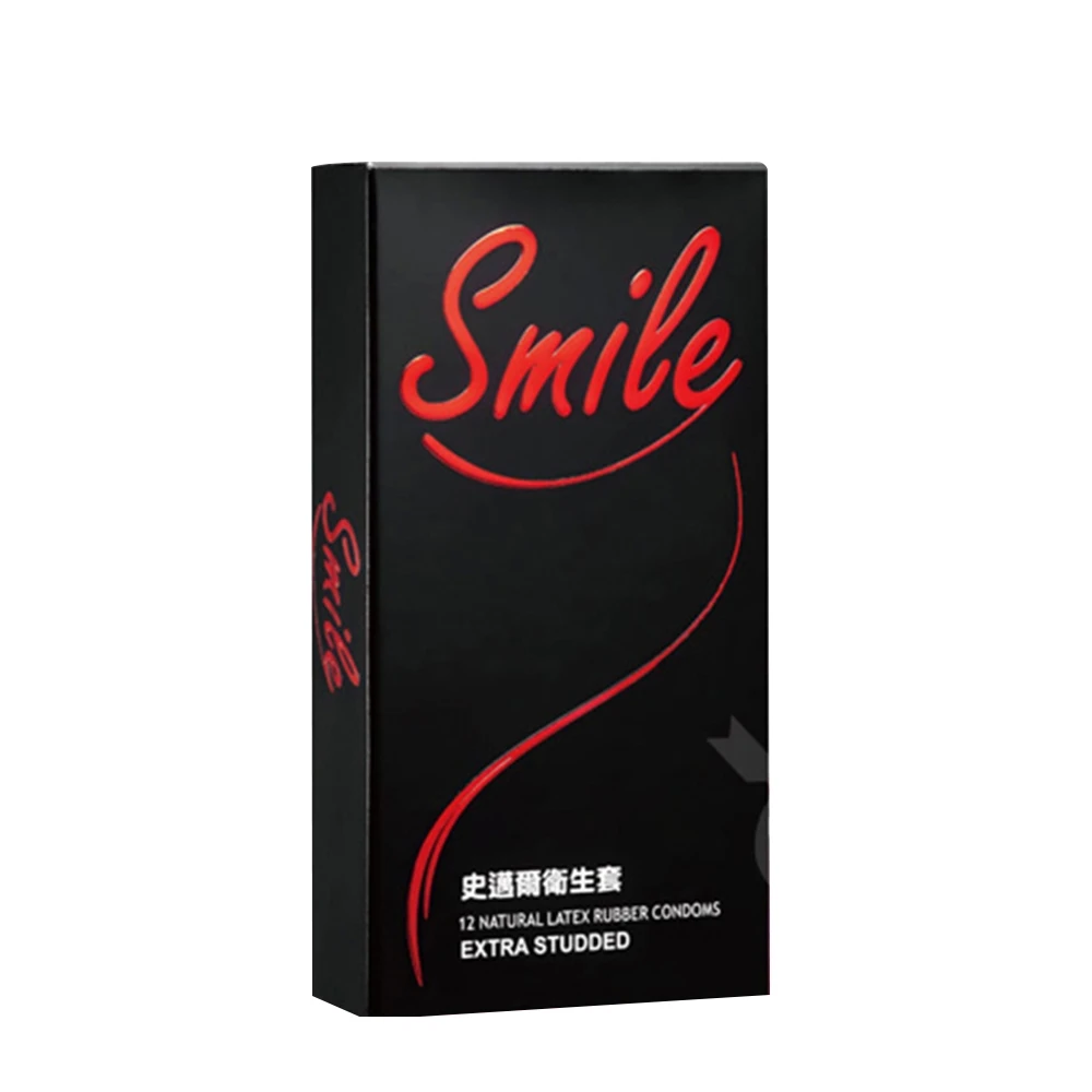 【smile 史邁爾】粗顆粒保險套 12入/盒安全套 衛生套 保險套 避孕套 情趣用品