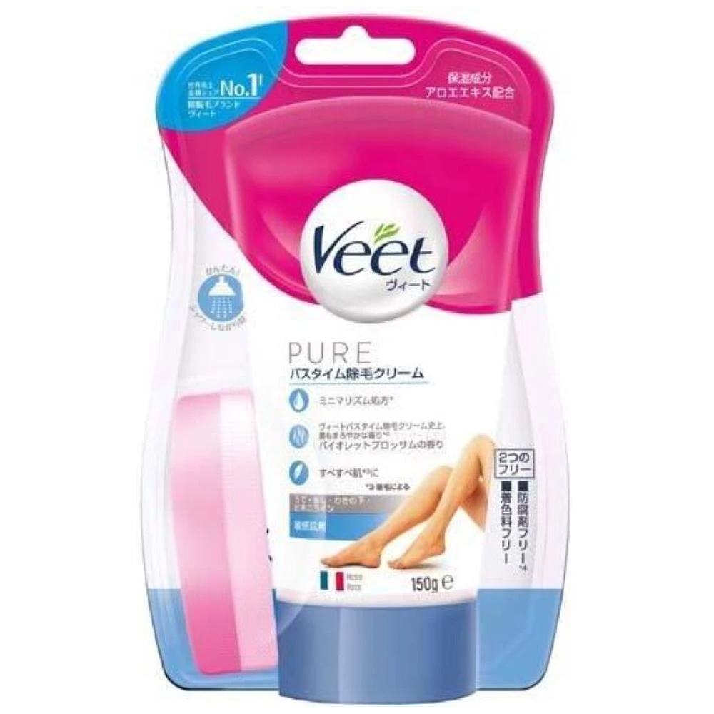 【Veet】Veet 薇婷 脫毛膏 除毛膏 脫毛霜150g 附海綿 敏感肌 除毛乳霜