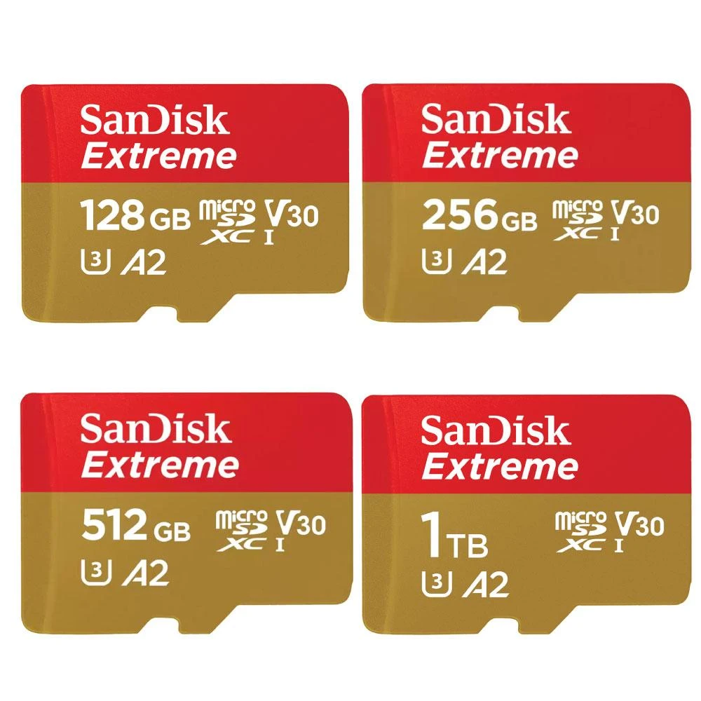 SanDisk Extreme MicroSDXC microSD UHS-I A2 U3 4K V30 190MB/s TF 記憶卡 高速記憶卡