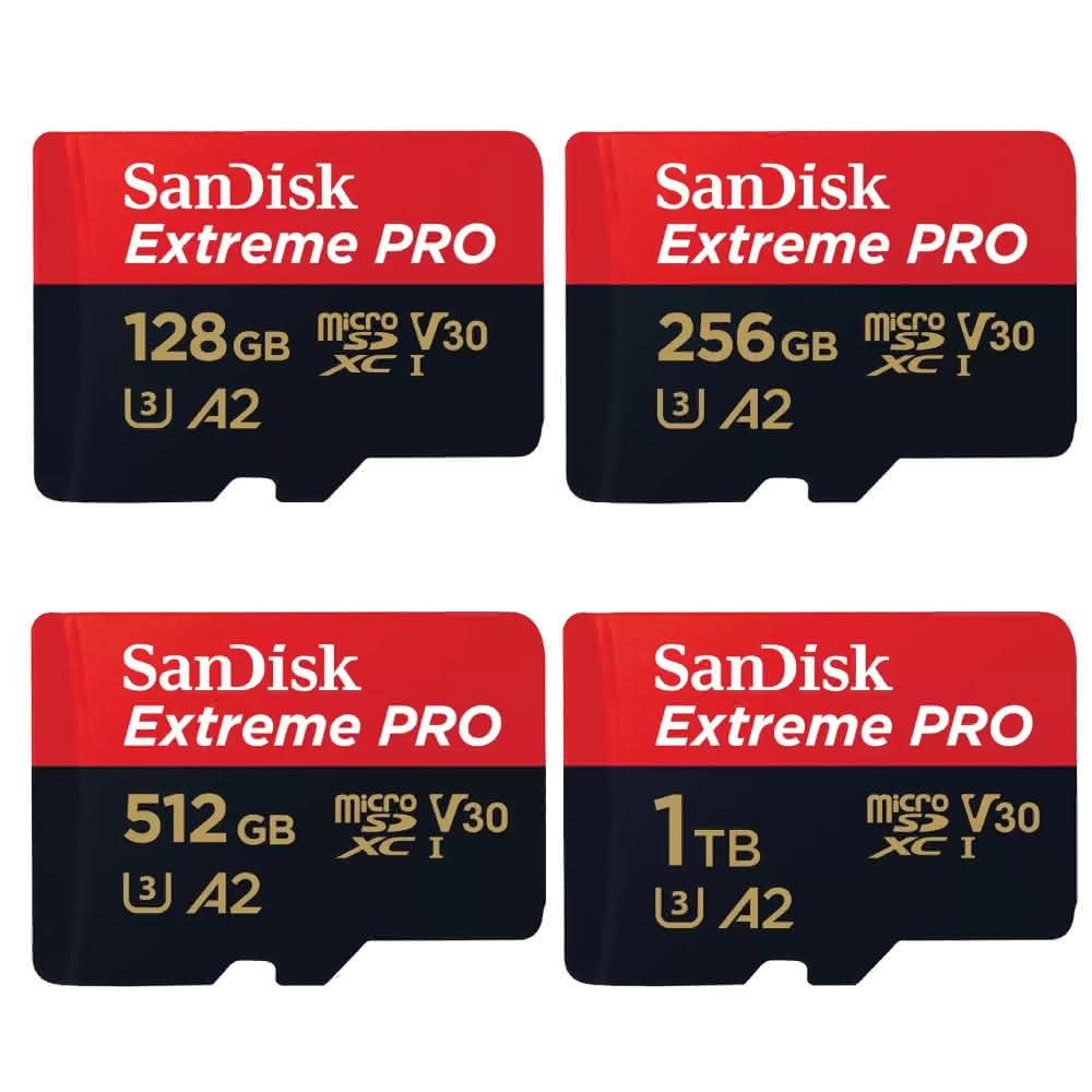 SanDisk Extreme PRO MicroSDXC microSD UHS-I A2 U3 4K V30 200MB/s TF 記憶卡 高速記憶卡