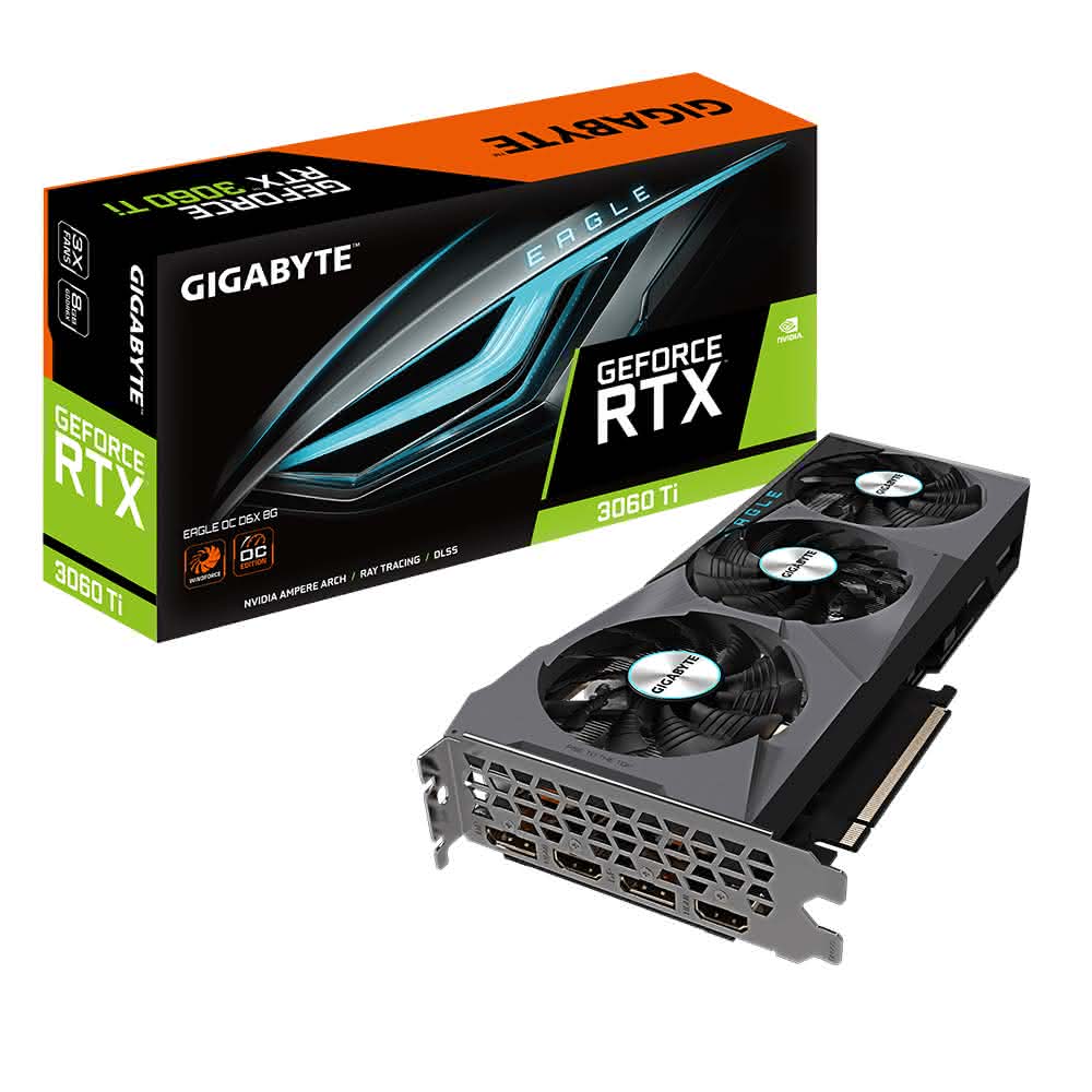 【GIGABYTE 技嘉】RTX3060 Ti EAGLE OC D6X 8G