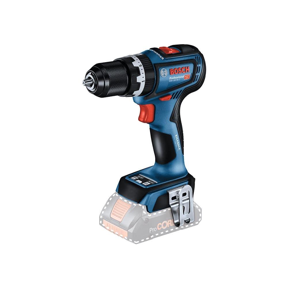 【BOSCH 博世】18V 鋰電免碳刷震動電鑽 GSB 18V-90 C 4.0套裝組