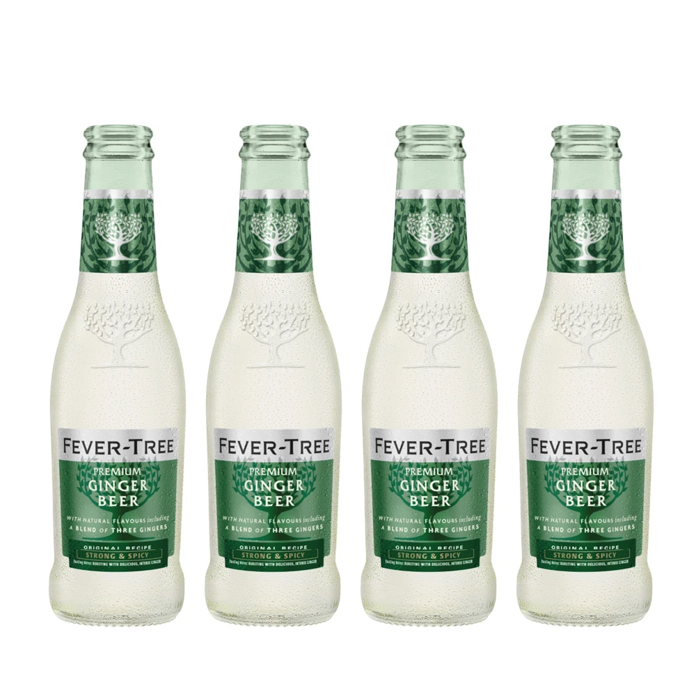 Fever Tree 芬味樹薑汁啤酒 無酒精 x4入組 Ginger Beer(薑汁啤酒 無酒精飲料 氣泡飲 無酒精 調酒)