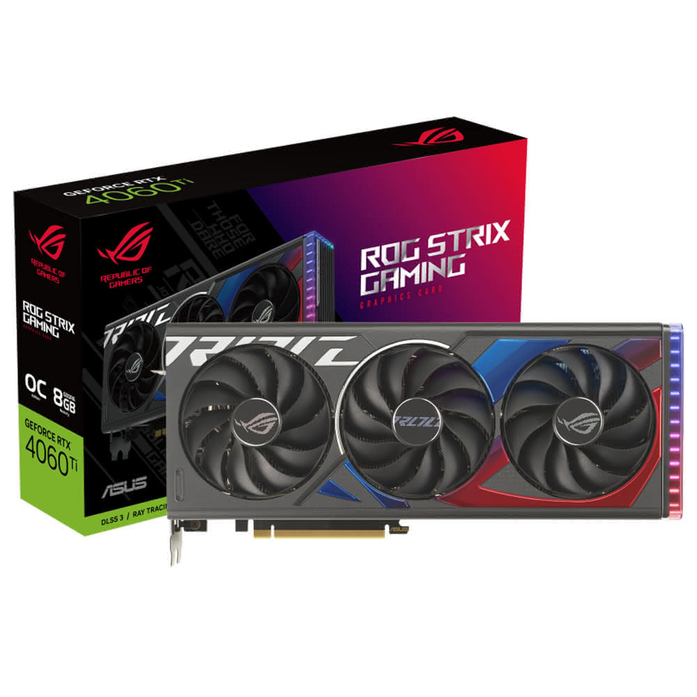 【ASUS 華碩】ROG-STRIX-RTX4060TI-O8G-GAMING 顯示卡