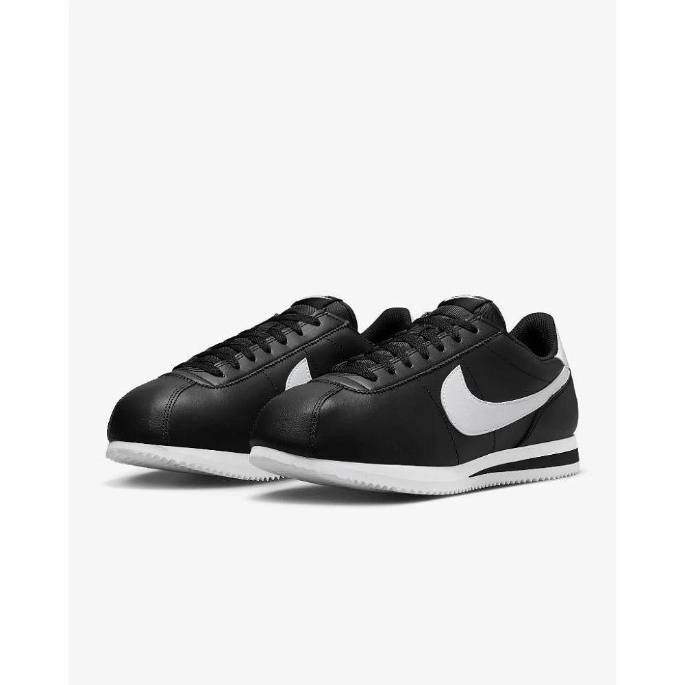 【NIKE 耐吉】CORTEZ 黑 白 DM4044-001 皮革 復古 阿甘鞋 男運動休閒鞋