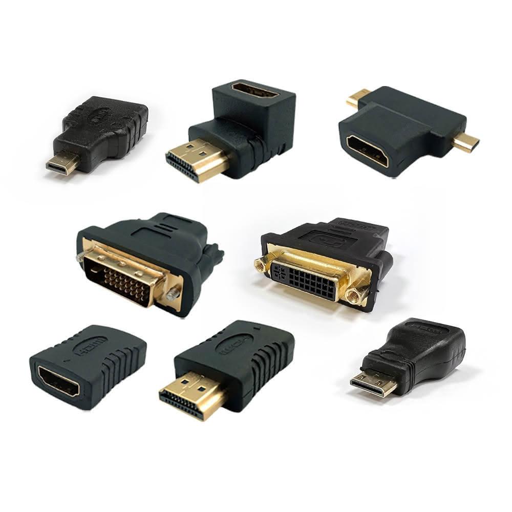 HDMI轉接頭|延長 轉接 公對母 母轉母 90度彎頭 HDMI DVI DP 傳輸線公母頭 對接頭 轉接器