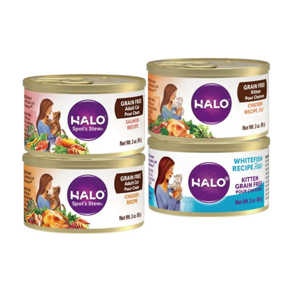 【HALO 嘿囉】成幼貓無穀主食罐 85g/3oz(貓罐、貓主食罐)