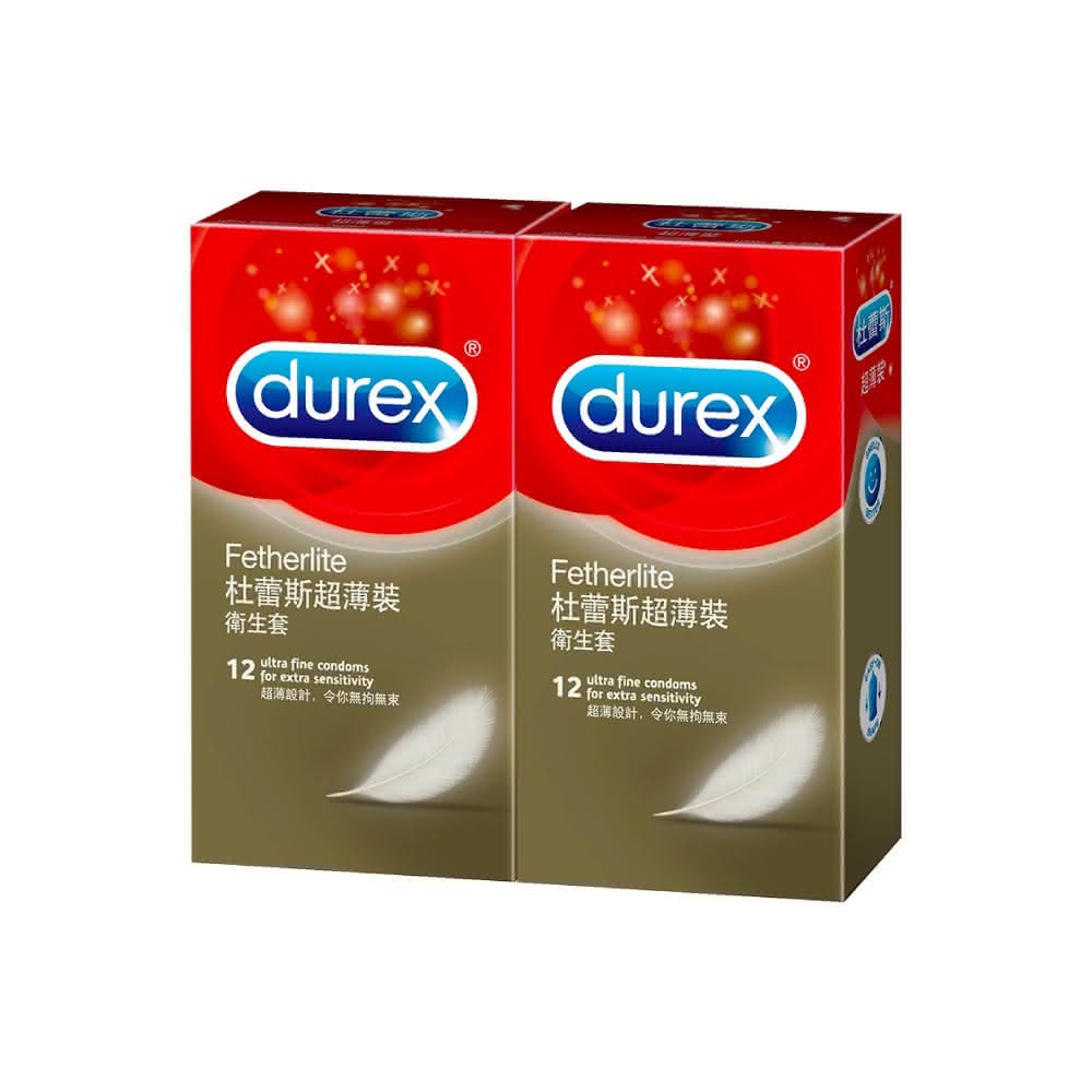 【Durex 杜蕾斯】超薄裝 保險套 24入裝/兩盒(保險套 安全套 衛生套 │情趣職人)