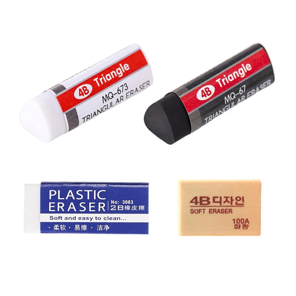 橡皮擦｜三角擦布 擦布 擦子 素描橡皮擦 橡擦 2B橡皮擦 4B橡皮擦 考試用品 美術用品 文具 學生文具