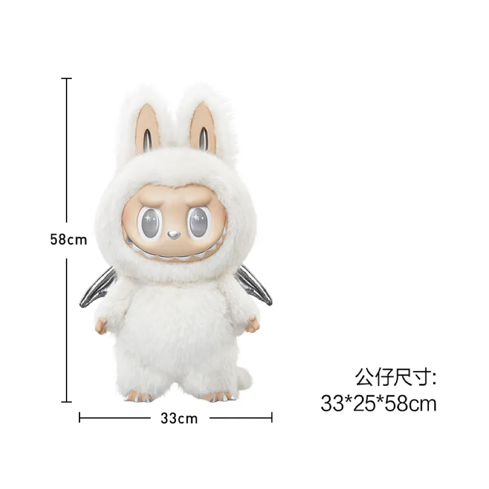 Zimomo 小天使 LABUBU　ふわふわ　海外限定　在庫1点のみ Zimomo 小天使 LABUBU ふわふわ 海外限定POPMART｜Yahoo!フリマ