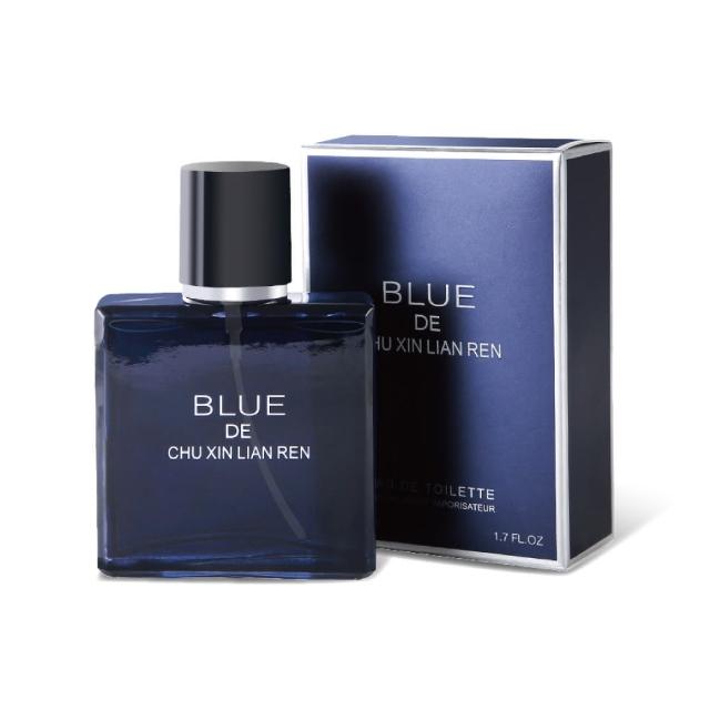 小麥購物】蔚藍男性香水(50ml 運動香水古龍香水約會香水男性香水男士香氛香水噴霧男性)