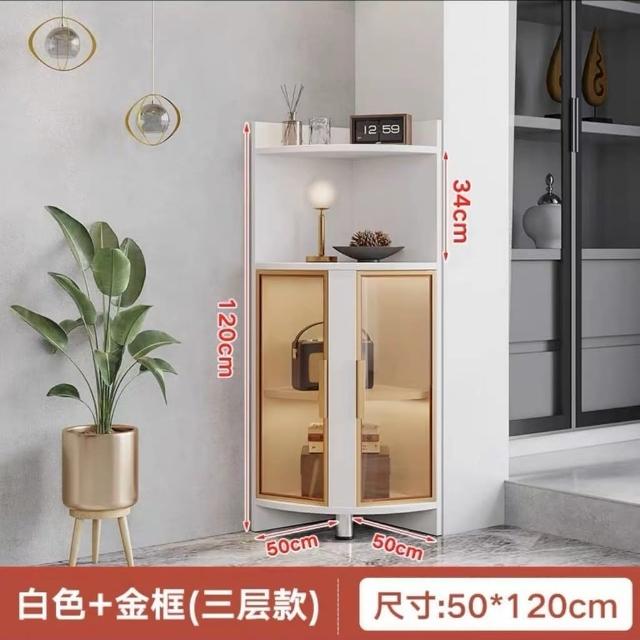 全實木書櫃實木置物架多層收納櫃三角置物架轉角櫃簡易書櫃角櫃拐角櫃- PChome 24h購物