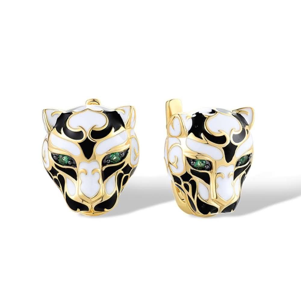 Lavina 菈薇娜】LAVINA野性之魅系列-華麗白色美洲豹滴油水鑽