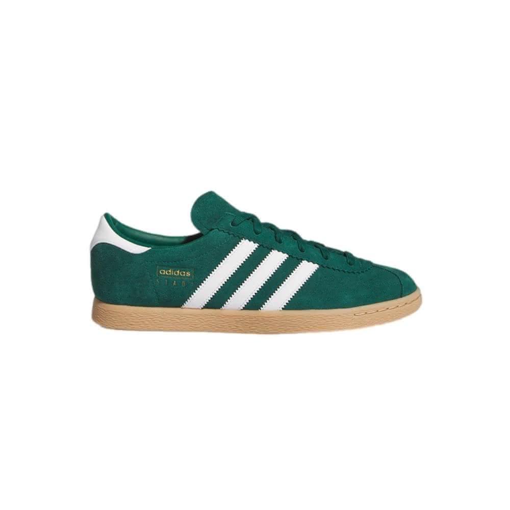 adidas 愛迪達】ADIDAS ORIGINALS 三葉草STADT 綠白綠焦糖底低筒