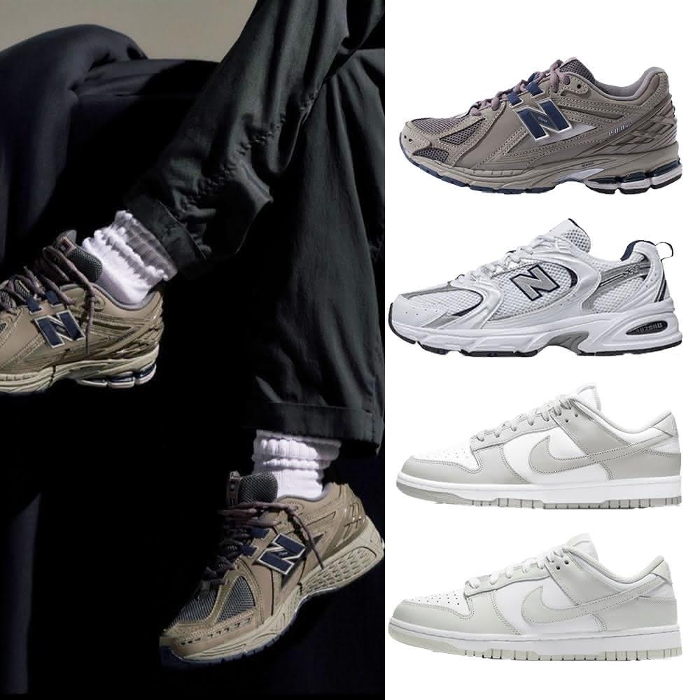 【NEW BALANCE】NEW BALANCE /Nike NB 復古運動鞋 中性 棕灰色 1906R 男鞋 運動 緩震 Y2K 休閒鞋 老爹鞋 運動鞋 530 女鞋 休閒鞋 韓系 銀白 nike Dunk Low Photon Dust 灰白 板鞋 女休閒鞋 nike女鞋 Nike Dunk Low Retro Grey Fog  M1906RB MR530SG DD1391-103 DD1503-103