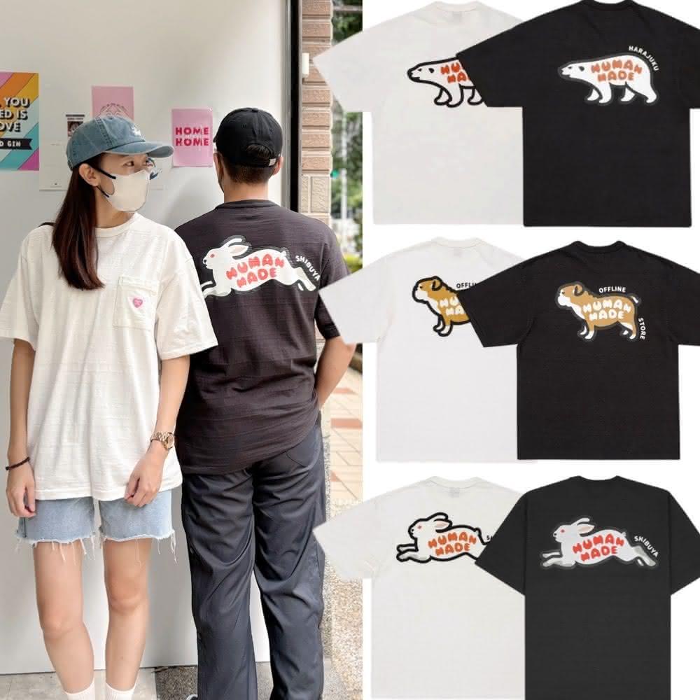 【Human Made】HUMAN MADE 人間製造 短袖 短TEE 短T 店舖限定 動物 基本款 北極熊 兔子 休閒 情侶