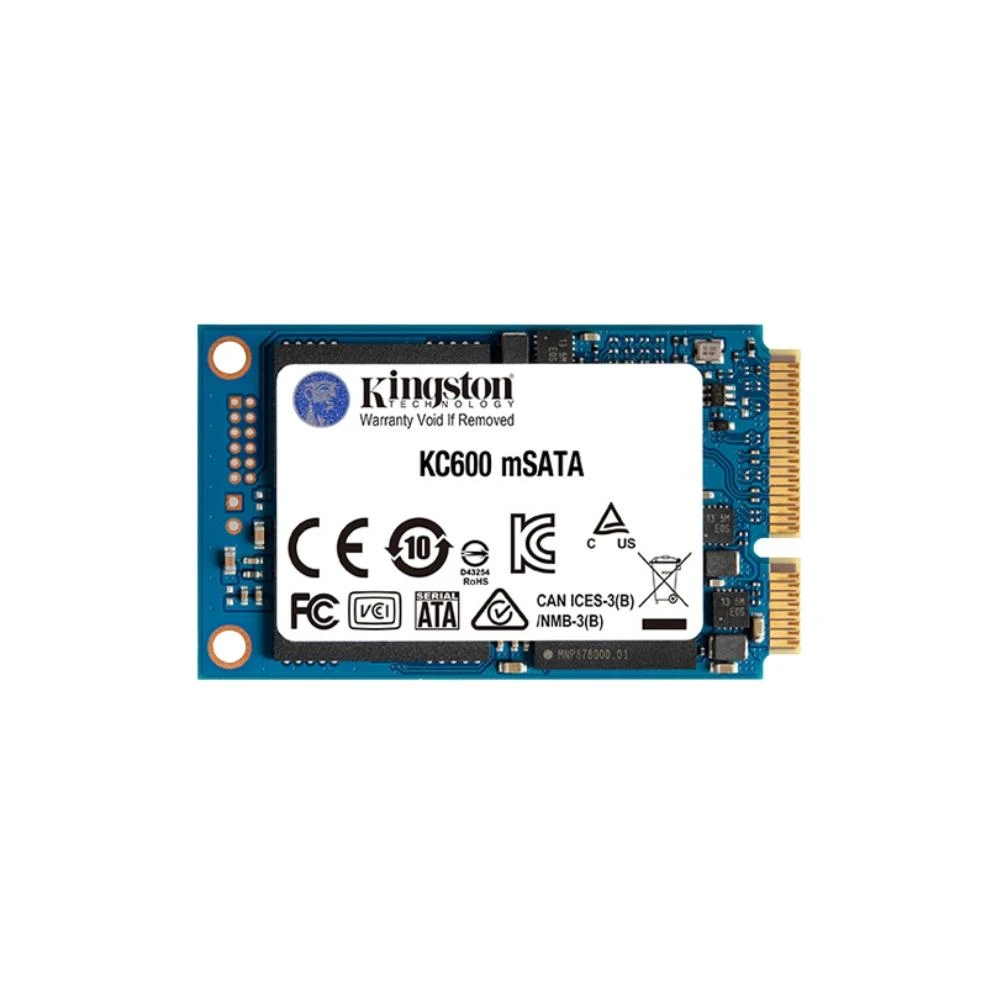 【Kingston 金士頓】KC600 256GB mSATA SSD 固態硬碟 3D TLC NAND 讀取速度高達 550MB/s 升級筆電首選