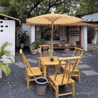 廠家直銷 NIh竹椅靠背椅家用民宿竹凳圍爐煮茶罐罐茶老式餐椅竹桌茶幾戶外
