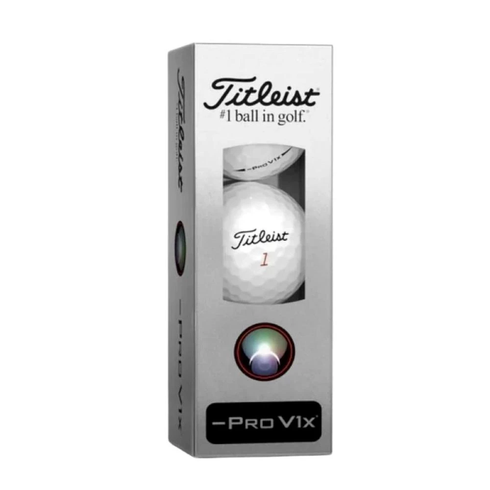 Titleist -PRO V1x 扎實擊球手感 四層高爾夫球