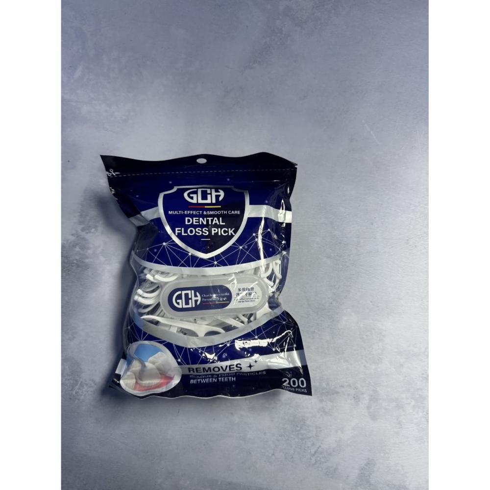 成人 GCH 雙線牙線棒 200入 贈隨身盒 