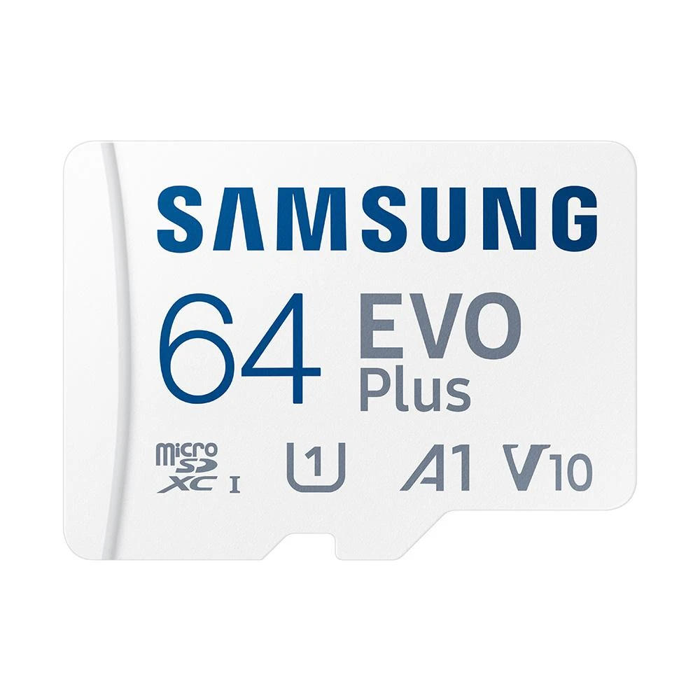 【Samsung 三星】EVO Plus microSDXC UHS-I U1 A1 V10 64GB記憶卡 公司貨 五入組 MB-MC64SA