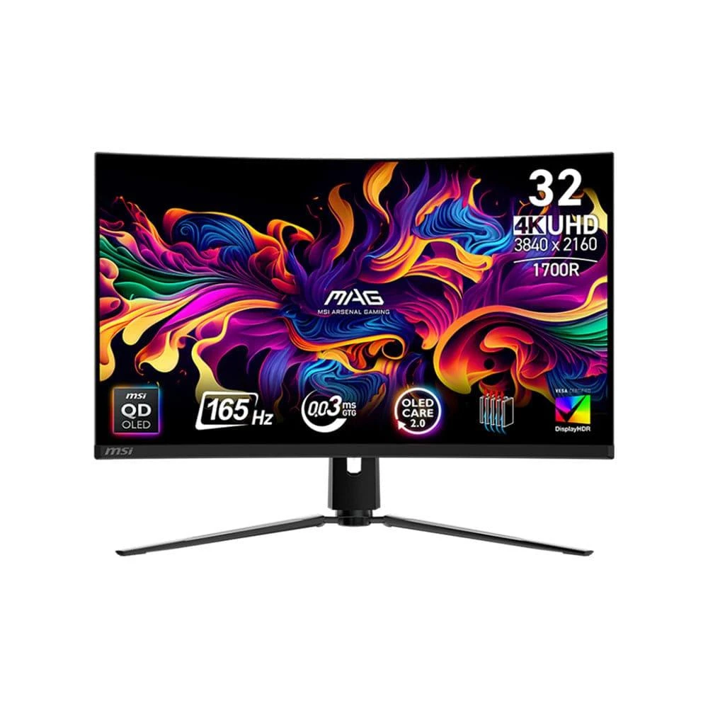 【MSI 微星】MAG 321CUP QD-OLED 曲面電競螢幕 32型/0.03ms/165Hz/Delta E≤2