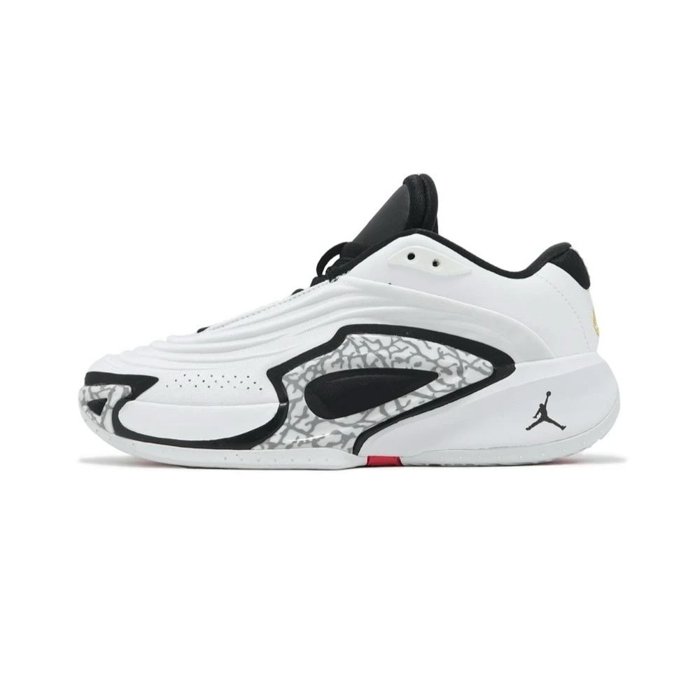 【NIKE 耐吉】NIKE BASKETBALL MOTORSPORT LUKA 3 白黑 紅 運動鞋 籃球鞋 大童 FQ8185-170