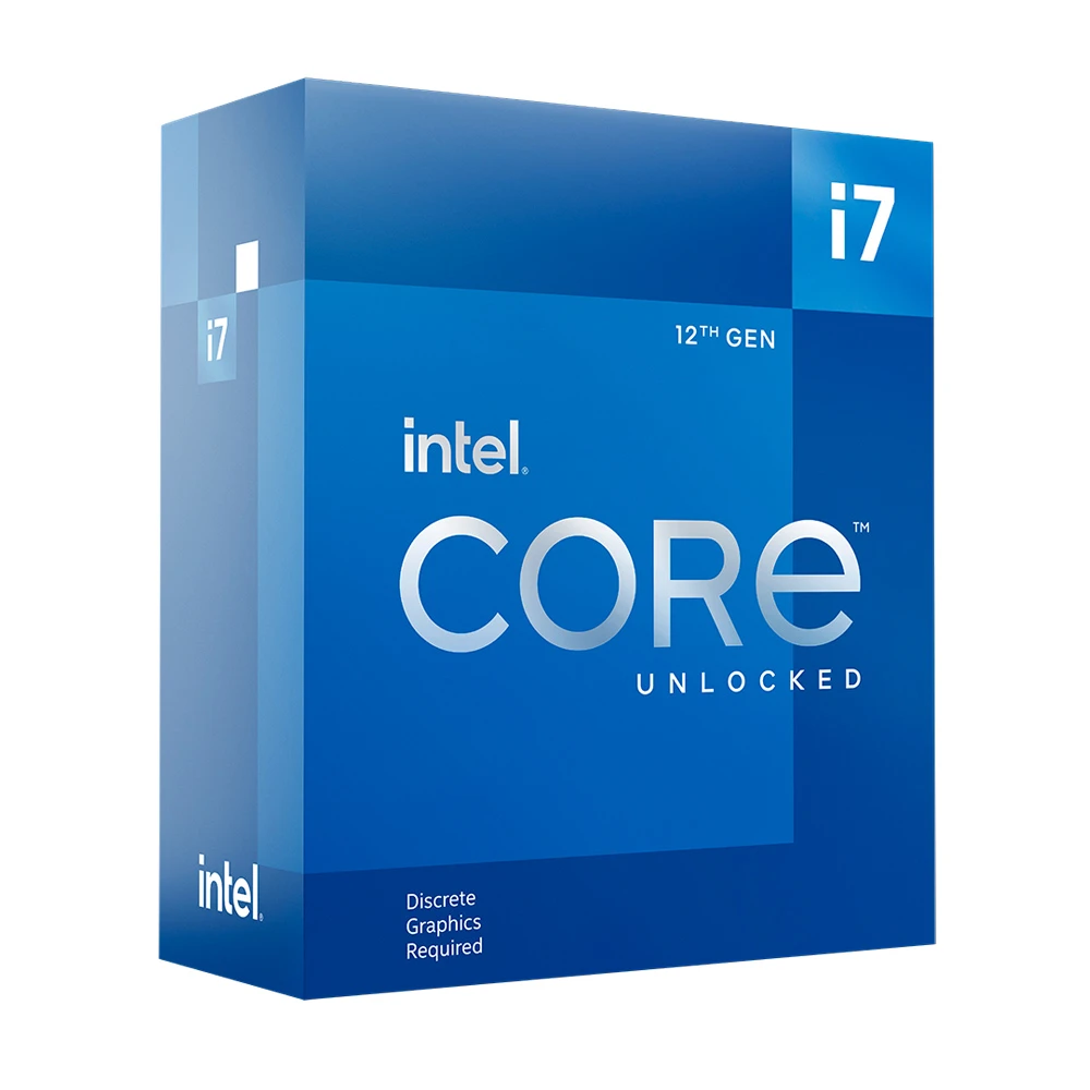 【Intel 英特爾】第12代 Core i7-12700KF 12核20緒 處理器《3.6Ghz/LGA1700/不含風扇/無內顯》代理商貨