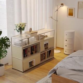 中古USM家用床頭櫃不銹鋼雜誌架客廳邊幾收納鬥櫃臥室小型書櫃ins