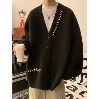 男裝日系簡約文青開衫 main image 0