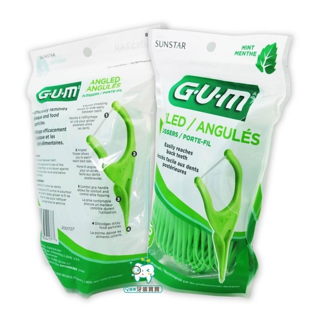 【G.U.M】G.U.M 雙 牙線棒 薄荷味 75Pcs包雙 牙線棒 薄荷味