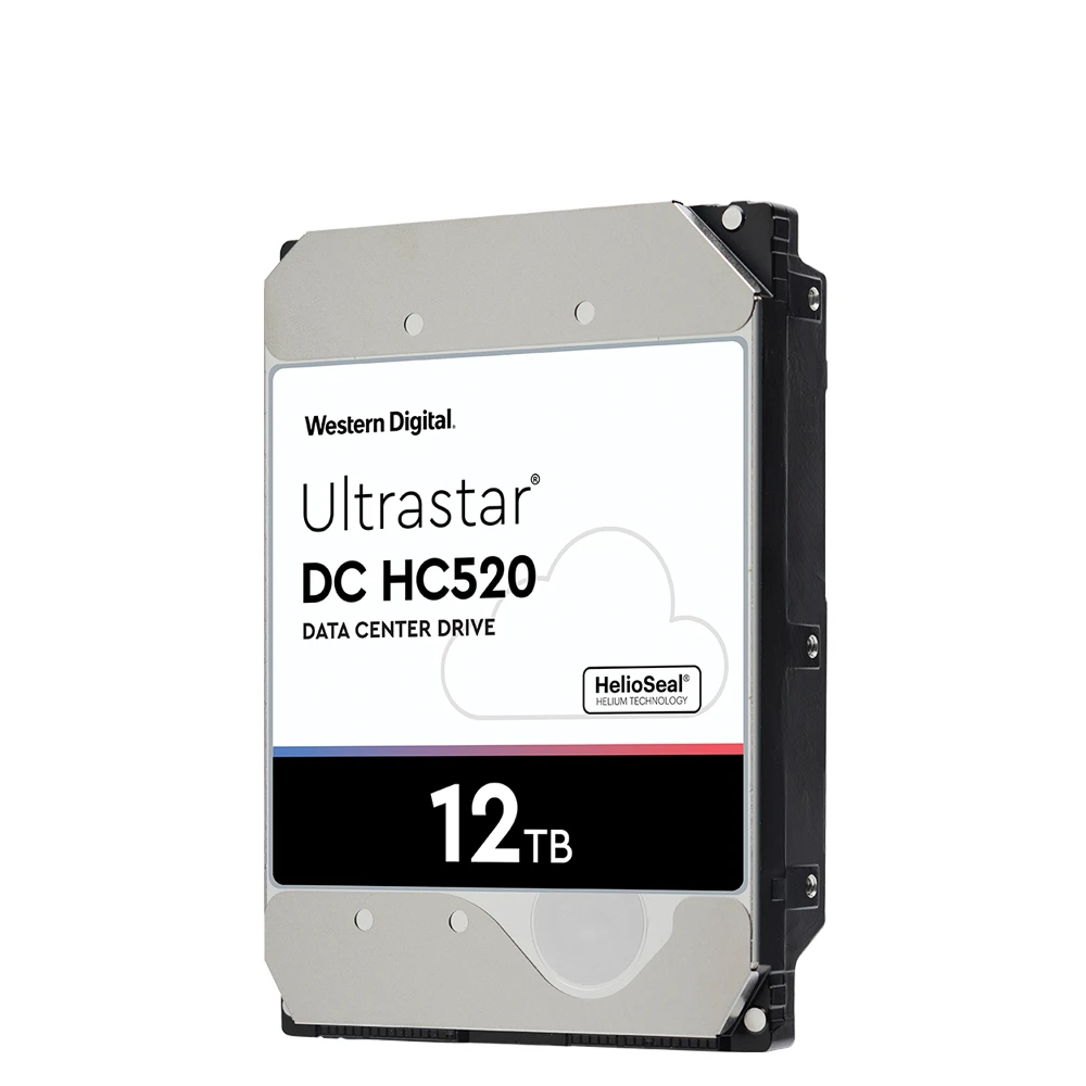 【WD 威騰】Ultrastar DC HC520 12TB 3.5吋 7200轉 256MB快取 企業級硬碟HUH721212ALE604