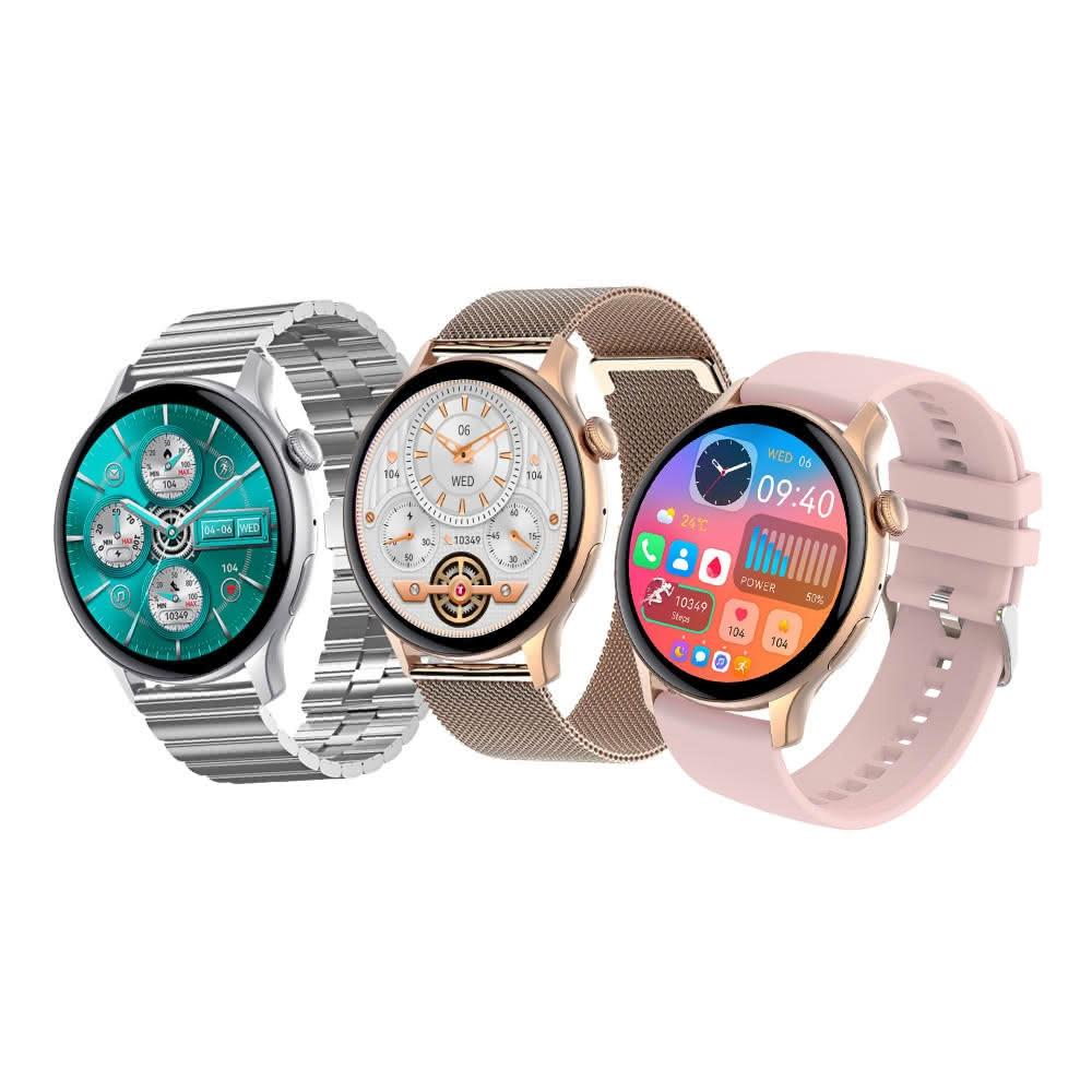 三環金屬錶帶款 DTA WATCH HK85智能手環 AMOLED 自訂義錶盤 模式 健康監測 智慧手錶 智能手錶 
