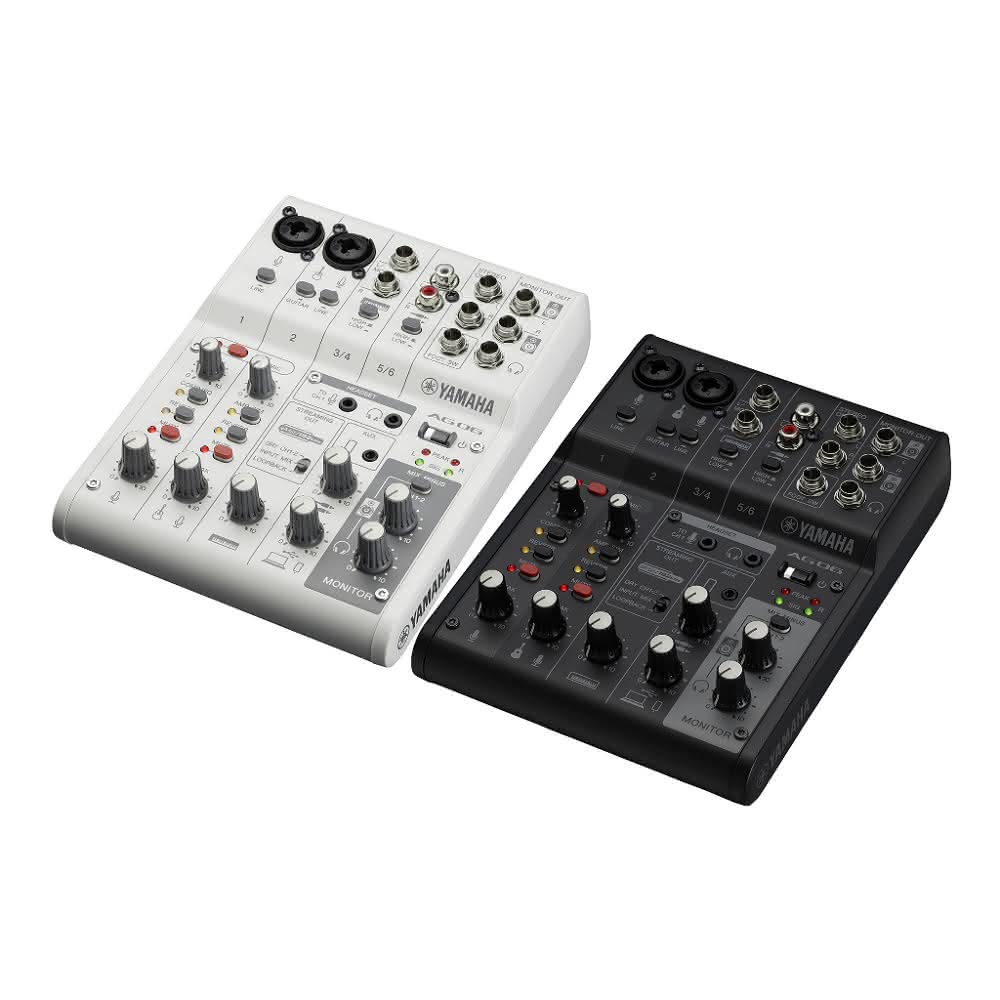 YamahaAG06 MK2(直播混音器錄音介面適用網路直播Podcast)
