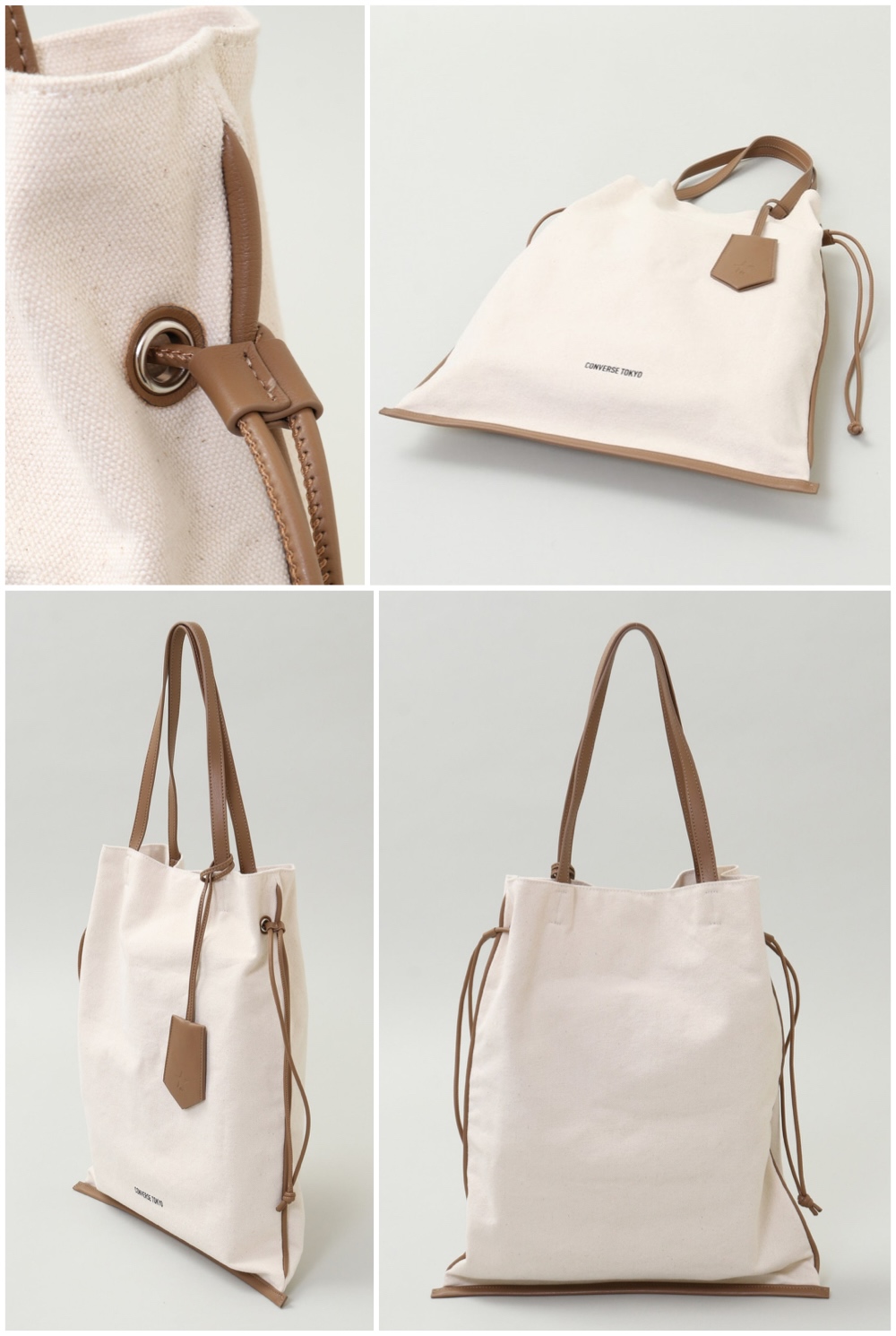CONVERSE】Converse Tokyo 日本限定支線Canvas Gathered Tote 磁