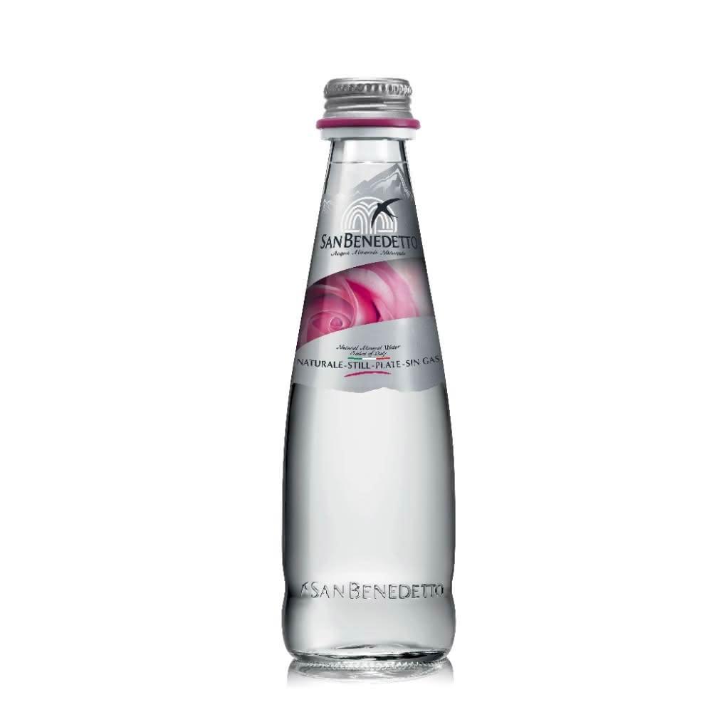 【San Benedetto 聖碧濤】SB聖碧濤 義大利 天然礦泉水-250mlX24瓶 箱 玻璃瓶裝 礦泉水 