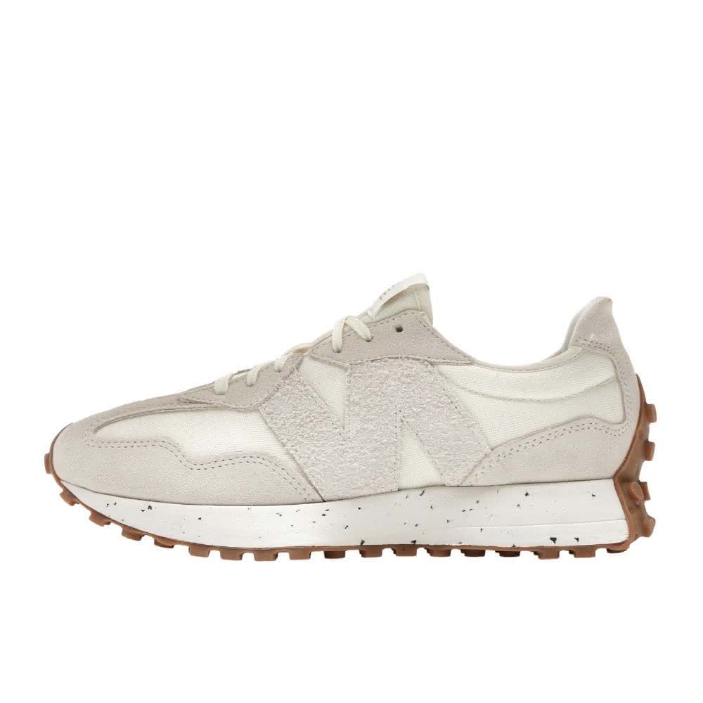 NEW BALANCE】NEW BALANCE 327 NB 麂皮潑墨焦糖底淡奶茶米白
