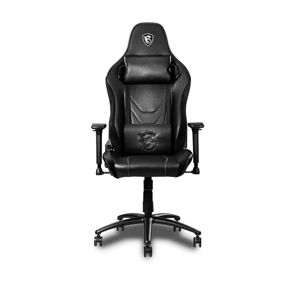 【MSI 微星】MAG CH130 X 電競椅(高級絨布材質/人體工學/4 級氣壓桿)