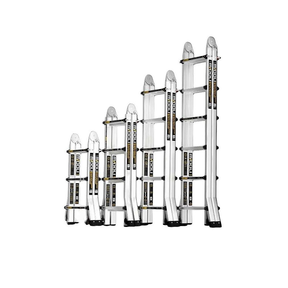 Midoli/鎂多力伸縮梯子特厚家用多功能兩用樓梯加厚鋁合金折疊小