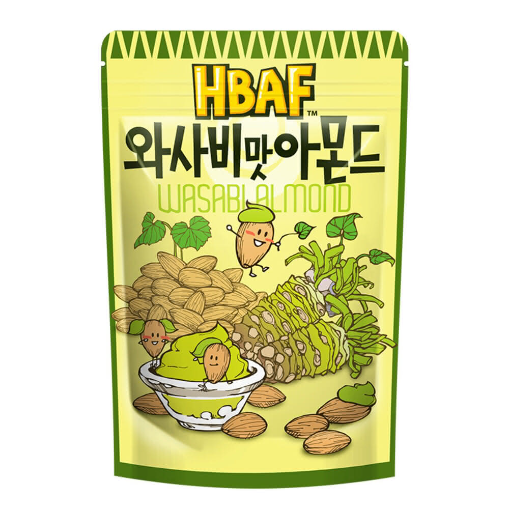 韓國 HBAF 杏仁果 芥末風味 芥末杏仁果 120G 包