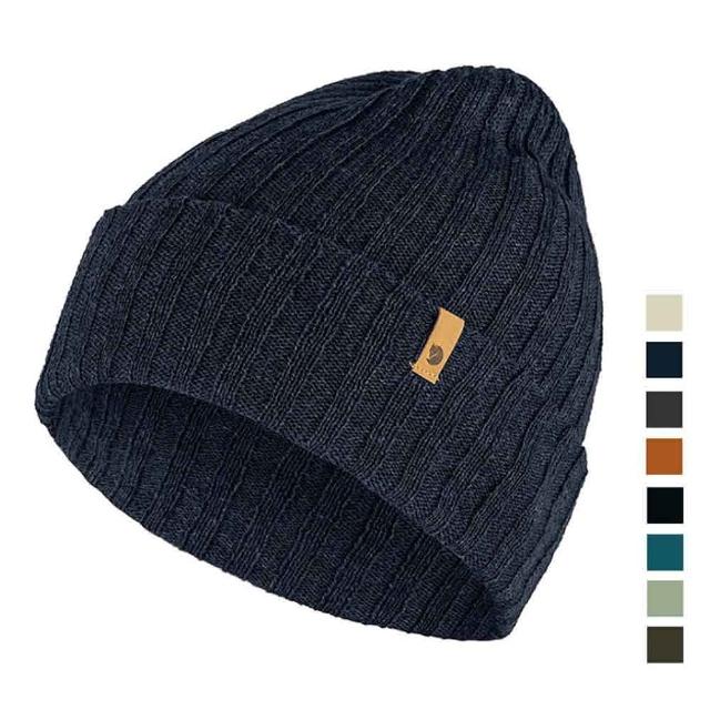 【Fjallraven】北極狐 Byron Hat Thin 針織羊毛帽 多色 77387(小狐狸毛帽 保暖帽 針織帽)