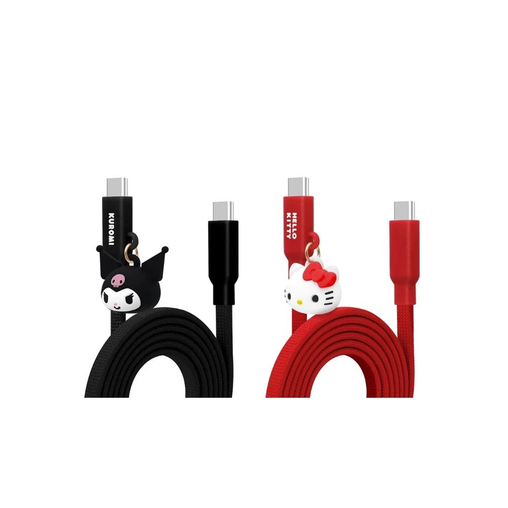 【GARMMA】三麗鷗家族 Type-c to Type-c 磁吸快充線 iPhone16快速充電線