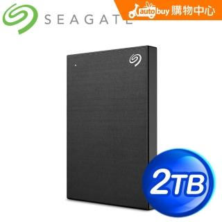【SEAGATE 希捷】One Touch HDD 升級版 2TB 外接硬碟 STKY2000400《極夜黑》