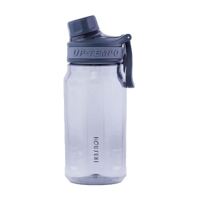 HOUSUXI舒熙 Tritan運動直飲水瓶680ml (鐵灰色/淺粉色)
